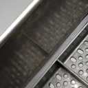 simplehuman Slim Sink Caddy Sponge Holder, Brushed Stainless Steel, Silver (6.8" x 4.3" x 6.3" h)