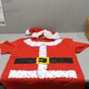 Geyoga 2Pcs Christmas Santa Claus Costume Xmas Funny Santa Shirt and Hat for Men, XL