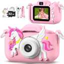 Kids Camera Toy, masterbee Children Camera Toys for Kid Age 3-12, Christmas/Birthday Gifts for Girls, 1080P HD Video Kids Digital Camera, Gift for 3 4 5 6 7 8 9 10 11 12 Year Old Girl (Pink)