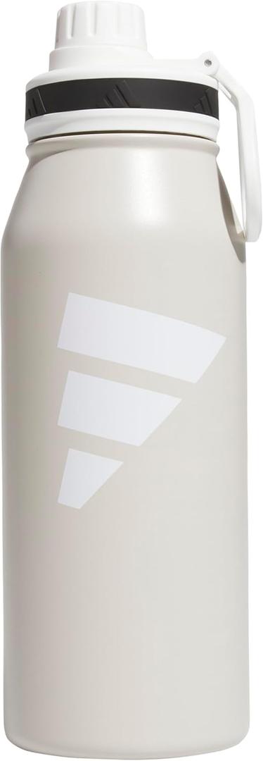 adidas 20 oz Stainless Steel Water Bottle, Insulated Double-Walled 18/8 Metal, Men, Women, Girls and Boys Water Bottles