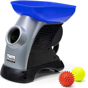 Franklin Pet Supply Co. Ready Set Fetch Automatic Tennis Ball Launcher Dog Toy - Electronic Thrower for Fetch + Playtime - Launches up to 40 Feet - Official Size (Blue/Black)
