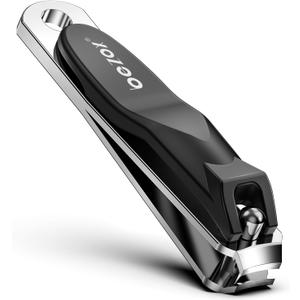 BEZOX Safe Baby Nail Clippers, Small Jaw Kids Nail Clipper Trimmers for Infants, Child and Toddlers, Precision Nail Grooming Tool for Tiny Fingers and Toes - Black