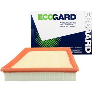 ECOGARD XA11554 Premium Engine Air Filter Fits 2018-2025 Land Rover Range Rover Velar, 2017-2025 Jaguar F-Pace, 2016-2024 XF, 2016-2021 XE