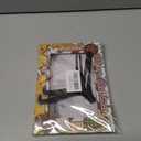 2 x Merry Christmas Picture Frame, Winter Holiday Decorations Holiday Gifts,Gingerbread Men Theme Photo Frame Signs, Wooden Tabletop Photo Frame With Stand, Christmas Frame Gifts for Family Friends-C06