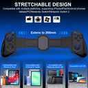 Phone Controller for iPhone, iPad, Android Phone, Tablet, PC, Switch 2, Mobile Game Controller with Hall Trigger, Turbo, Programming, Vibration, Wireless Handheld Gamepad Play Streaming, Cloud Gaming