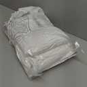 Ophanie White Round Rug 5Ft Circle Area Rug, Aesthetic Room Decor, Fluffy Fuzzy Bedroom Carpet, Plush Soft Shaggy Living Room Rugs for Kids Home Decor, Nursery