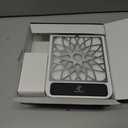 Nail Dust Collector for Nail Techs, Compact & Quiet Vacuum Fan Dust Collector with Reusable Filter, Powerful Dust Suction Machine, Nail Tech Must Haves for Gel Polish, Pedicures, Salon & Home Use (Black White)