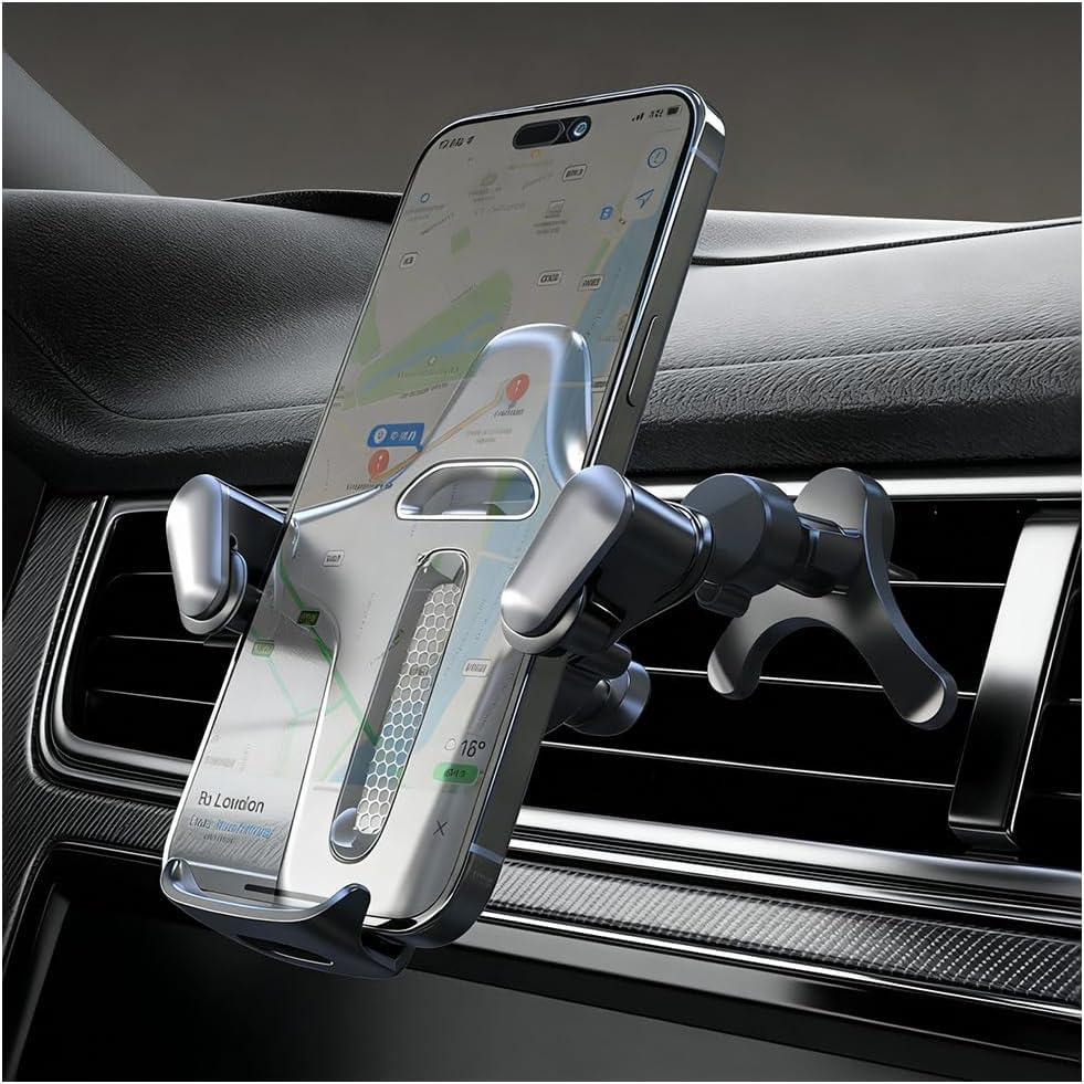 2026 Upgraded Car Vent Phone Mount,360 Rotatable & Retractable Air Vent Phone Holder for Car Fit 4.7-7.2" Phones,Universal Cars Phones Holder Vents for Horizontal/Vertical Vents