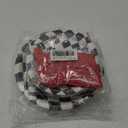 DECORLIFE 96Pcs Checkered Flag Party Supplies, Black and White Checkered Plates and Napkins Sets Serve 24, Race Car Birthday Party Decorations for Boys Birthday