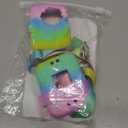 JCHPINE Silicone Cover Case for Bitzee Disney Interactive Digital Pet and Case, Protective Skin Sleeve for Bitzee Disney Virtual Electronic Pets (Rainbow)