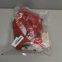 2PCS Dog Christmas Sweater, Soft Warm Pet Clothes Coat for Medium Dogs and Cats Boy Girl, Fall Cozy Holiday Turtleneck Knitting Collar Pullover Pup Outfit Costume for Thanksgiving New Year (M, Red Deer+Snowman)