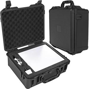 Starlink Mini Aluminum Hard Case,Waterproof Travel Portable Case fits Starlink Mini Dish Kit Perfectly Protection for Kickstand,Pipe Adapter,Cables,Power Supply&More-Dual Layer Shock,Thickened Corners