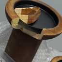 Pillar Candle Holders Set of 3 Wooden Candle Holders Decorative Wood Candlestick Holders for Living Room, Table Centerpiece for Wedding, Christmas, Party, Home - 6", 8", 10"