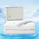 BedTreat Cooling Comforter Queen Size Cool Comforters for Hot Sleepers Cooling Blanket Breathable Comforter Summer Bedding White