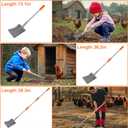 Chicken Poop Scooper Shovel Rake Scrub Brush for Chicken Coop Supplies Accessories for Cleaning