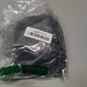 GORGECRAFT 5.5 Yards 2.8" Wide Elastic Crochet Headband Ribbon Crochet Stretch Trim Fabric for Hair Accessories Tube Top, Black