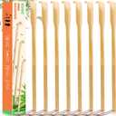 NICEMOVIC 8 Pack Wooden Bamboo Back Scratcher for Men Women Adults, Easter Basket Stuffers, Christmas Gifts Stocking Stuffers for Seniors Elderly Men Women, 16.5 Inch Long Handle Back Scratchers