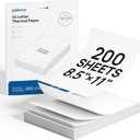 POLONO D810 Thermal Printer Paper 8.5 x 11 Inch, Advanced Thermal Printing, US Letter Size Thermal Paper Compatible with D810, Size 8.5" x 11", 200 Sheets