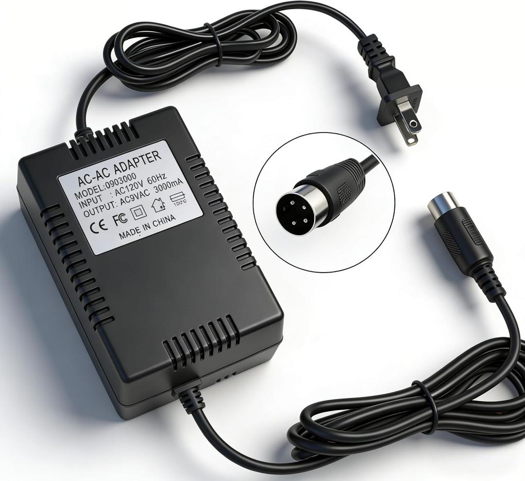 for Digitech PS0912 RP5 RP10 RP14D RP21D 9VAC Adapter Korg KM2 Mixer Karma N1 N1R N5 N5EX TR TR88 Triton LE Synthesizer Triton Rack SP500 Digital Piano TP-2 Dual Tube Preamp ESX-1 Electribe MX EMX-1