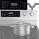 DG34-00030A Range Membrane Switch Touchpad Overlay Compatible with Samsung Gas Ranges Ovens Fit Models NE59J7630SS/AA-00,NE59J7630SB/AA-00,NE59J7630SG/AA-00