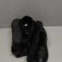 DREAM PAIRS Women's Wide Calf Knee High Boots, Fur-lined Low Hidden Wedge Boots, Size 8.5