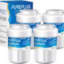 PUREPLUS Replacement for MWF Refrigerator Water Filters, SmartWater MWFP, MWFA, GWF, HDX FMG-1, Kenmore 9991, WFC1201, RWF1060, 197D6321P006, 4 Pack