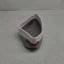 Bathroom Countertop Organizer Basket, Cotton Rope Woven Storage Basket Toilet Paper Decorative Basket for Bathroom, Bedroom, Living Room, Entryway 13"x6.3"x4.3" (Off White/Gray)