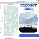 Hahafelt 2 Pack Car Seat Towel Covers with Storage Bag, 63 x 32 Inch Universal Non Slip Waterproof Sweat Protector for Car Truck, Gym Swimming Running, Machine Washable (Daisy)