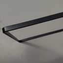 MAQUITA 3 Piece Plate Organizer for Kitchen Cabinet, Shelf, 2 Sizes for Pots, Pans, Cutting Boards - Black