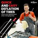 2 Pack 14.5" Tire Spoons Changing Tire Lever Tire Iron Bar Set Tire Repair Tool Kit Tire Changer Remove Tyre Heavy Duty Metal Steel for Motorcycle Bike Scooter Bicycle Mower Dirtbike 14.5 inch long