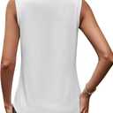 LYHIPSS Womens Summer Tank Tops V Neck Sleeveless Loose Fit Summer Casual T-Shirts Blouses