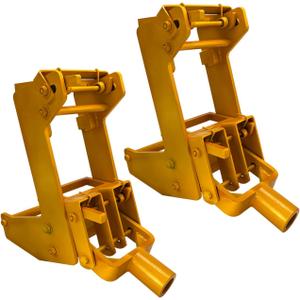 2 PCs Portable Wall Jack for Framing, Use with 1-1/2 X 3-1/2 In Fir Poles Or 1 In OD Steel Pipe, Malleable Casting Iron Wall Jack for Lifting Wall Beams, Capacity of Lifting 1,000 lbs, 2 Pack