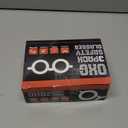 OXG 3 Pack Stylish Safety Glasses, ANSI Z87+ Anti Fog Safety Goggles Blue Light Blocking Protective Eyewear for Nurses (Leopard+rianbow+pink)