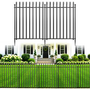 5 Panels No Dig Decorative Garden Fence, 32in(H)11ft(L) Heavy-Duty Rustproof Metal Panels, Outdoor Dog Barrier for Yard & Patio, Landscape, Border| Portable Temporary Fencing
