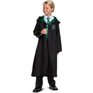 Disguise Harry Potter Slytherin Robe, Official Wizarding World Costume Robes, Classic Kids Size Dress Up Accessory, Child Size (10-12)