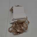 White Gift Bags with Handles, 20Pcs 5.25"x3.75"x8" White Paper Gift Bags with Ribbon Handles Bulk, Small Kraft Paper Bag for Party, Goodie (1 Count (Pack of 20))