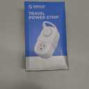 ORICO 20W USB-C PD Travel Power Strip, 4 AC Outlets 3 USB Ports (Fast Charging), 4FT Flat Plug Extension Cord, Cruise Approved, Compact for Business Travel/Dorm -AP3 (White)