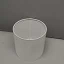 Aspen Creative 58302A, Drum Uno Lamp Shade, Off White, 8" Top x 8" Bottom x 8" Height, Slip UNO 36mm