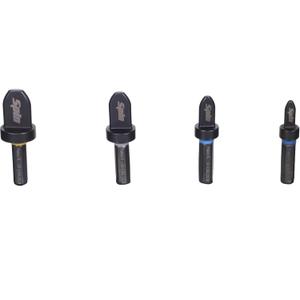 Spin Tools 4000 4-Piece Drill Bit Swaging Tool Set 1/4, 3/8, 1/2, 5/8-Inch