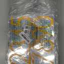 Diggoo Reflective Yellow Mailbox Numbers Sticker Decal Die Cut Classic Style Vinyl Number 4" Self Adhesive 4 Sets for Mailbox, Signs, Window, Door, Cars, Trucks, Home, Business, Address Number