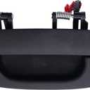 77640 Front Driver Side Exterior Door Handle Compatible with Dodge Ram 1500 2500 3500 1994-2002, Replaces 55275023AB, Textured Black