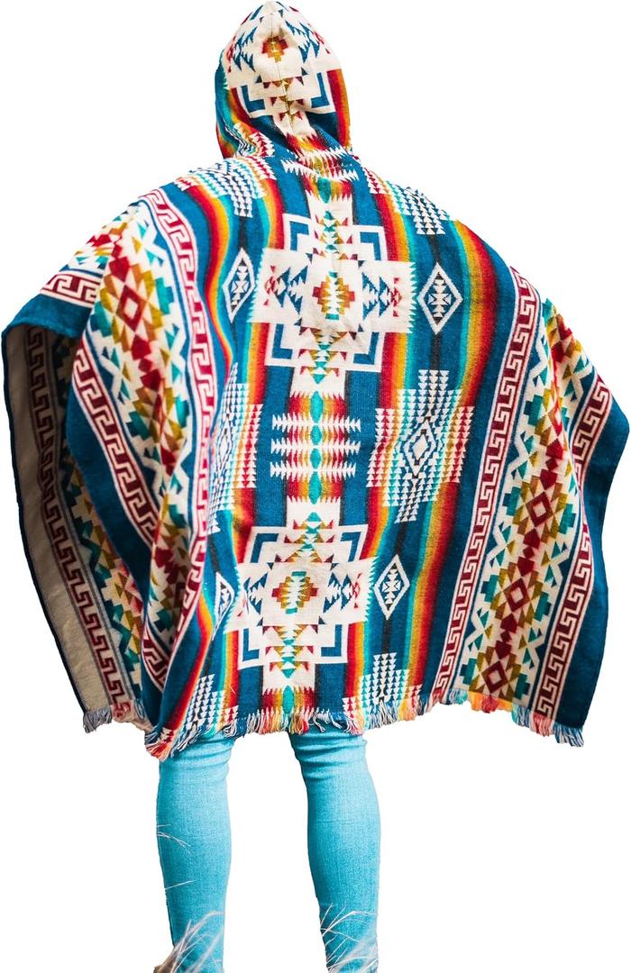 Poncho Men - Alpaca Wool Poncho Men - Clint Eastwood PONCHO - Alpaca Fur Ponchos - Mexican Ponchos for Men