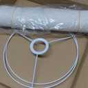 Beige Lamp Shades Set of 2, Small Replacement Drum Lamp Shades, Linen Lamps Shade for Table, Floor, Chandelier Lamps, Easy Assembly Required(11.8" Top X 11.8" Bottom X 7.9" High)