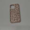 iCoverCase Compatible with iPhone 13 Pro Max Phone Case with Card Holder, Wallet Case for Women Men RFID Blocking PU Leather Protective Case 6.7 Inch (Beige Leopard)