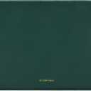 Comfyable Leather Laptop Sleeve Compatible with 16 Inch MacBook Pro M4 2024 & 15 Inch MacBook Air M4 M3 M2 2025, Green