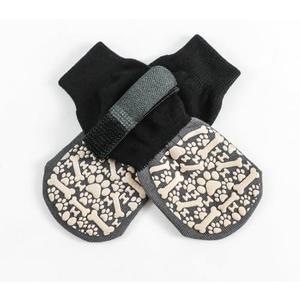 Anti-Slip Dog Socks for Hardwood Floors, Paw Protectors for Dogs,Adjustable Non-Slip Dog Shoes with Traction Sole, Breathable & Washable Paw Protection for Indoor Outdoor Use M 4 Socks