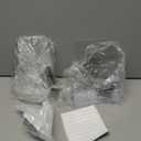 Remerry 2 Set 6.5 Inch Wide Acrylic Brochure with Business Card Holder, Bifold Clear Brochure Display Stand Flyer Literature Magazine Pamphlet Booklet Holder for Desk or Wall Mount Display