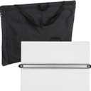 PXB 24” x 36” Drawing Board & Travel Bag for Artists & Designers - Portable Workspace for Drawing, Sketching, Drafting, Painting - Fixed Angled Laminated Surface w/Ruler & Parallel Motion Bar