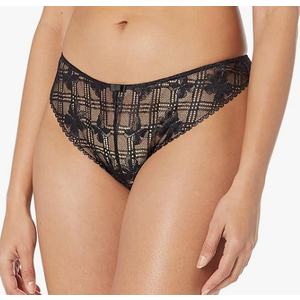 Simone Perele Women's Victoire Tanga, Black, XS