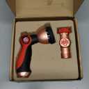 Pocket Hose 50 FT Copper Head Expandable Garden Hose with Pocket Pivot, No Tangles, AS SEEN ON TV, 360° Swivel, Tri-Tex Tubing, Force Field Jacket, Lead-Free, No-Kink, Anti-Burst w/APT